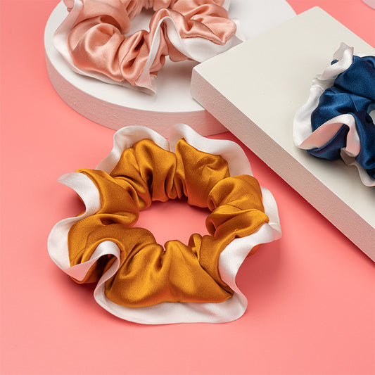 100% Silk Hem Scrunchie