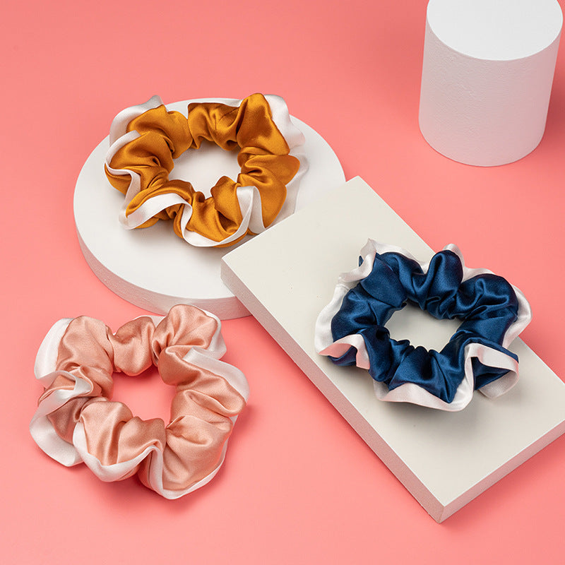 100% Silk Hem Scrunchie