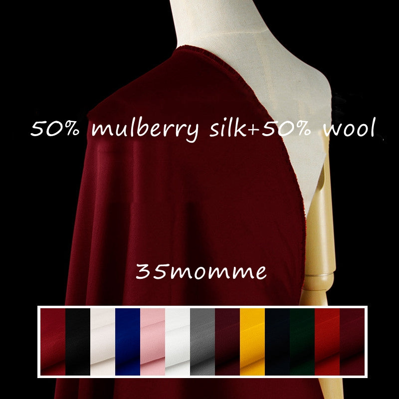 Mulberry silk fabric Sample/ Color Swatches/ Color Chart - Awulook