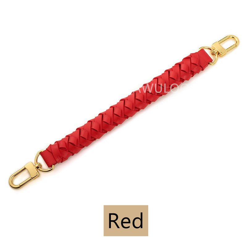 Braided Leather Top Handle Strap - Awulook