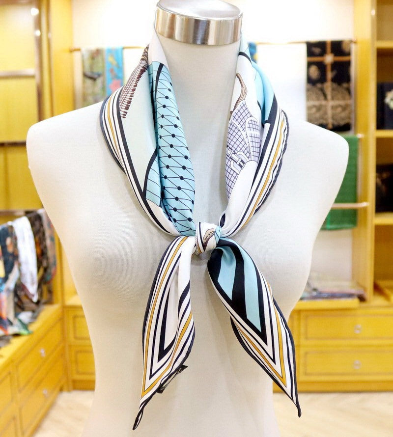 Triangle Silk Scarf, 100% Twill Silk