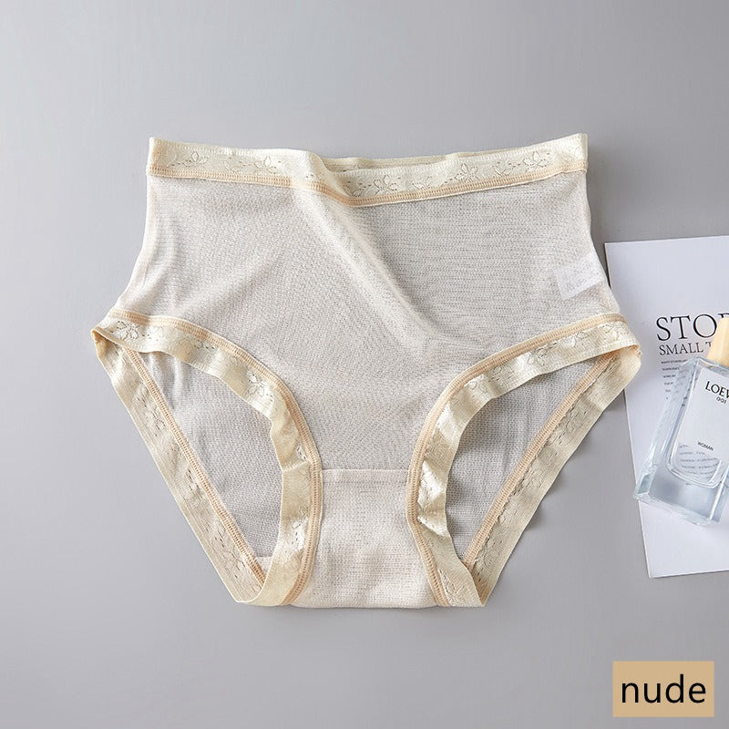 Culotte en soie tricotée pour femme, taille moyenne