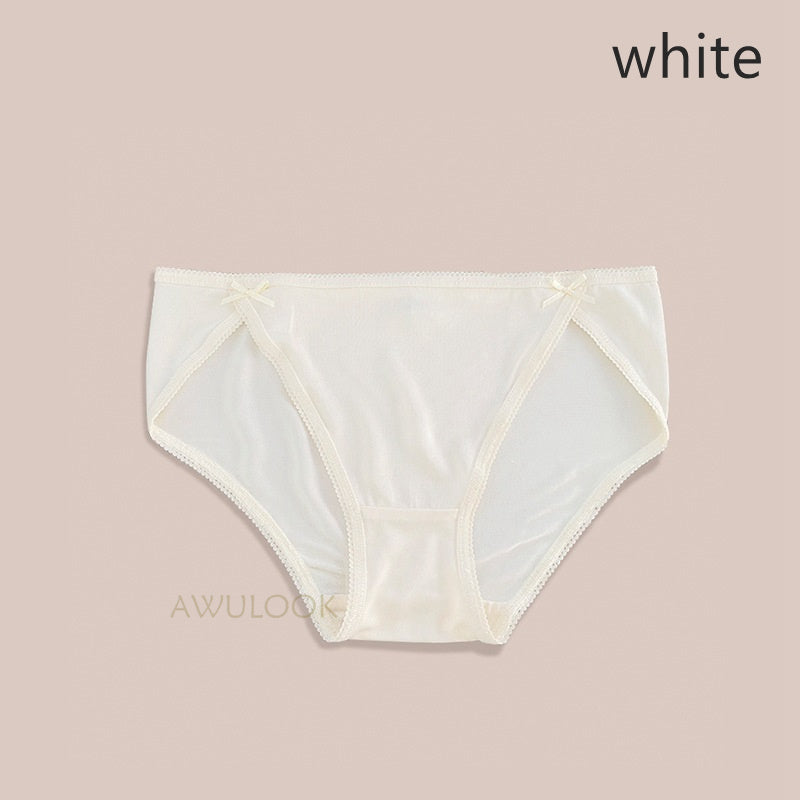 Women Silk Panties, mid waist