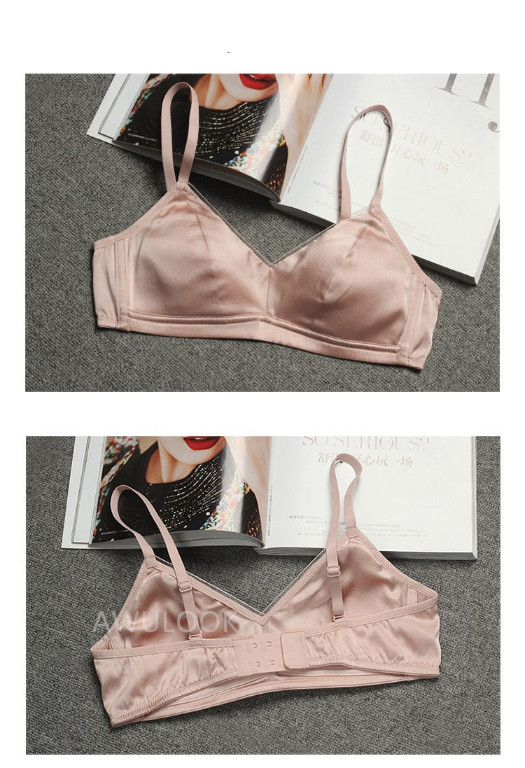 Women Silk Bra, 19momme - Awulook