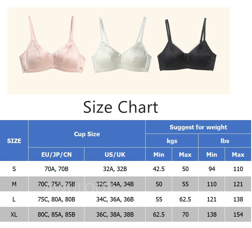 Women Silk Bra, 19momme - Awulook