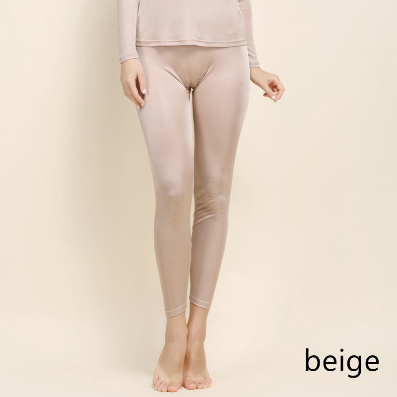 Ensemble thermique/Leggings/chemises en soie pour femmes