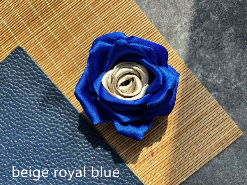 Silk Rose Scrunchie