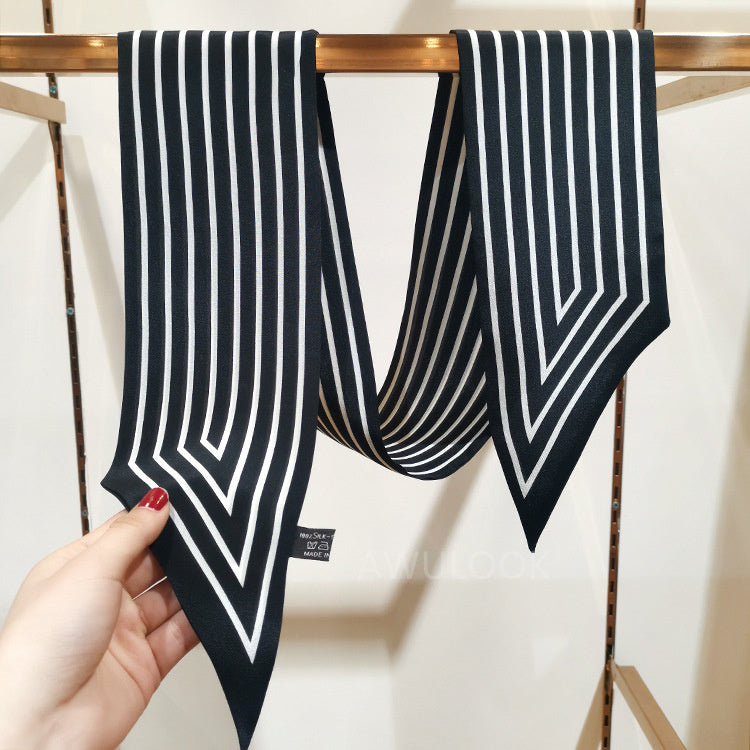 Silk CDC Scarf，120cm× 10cm