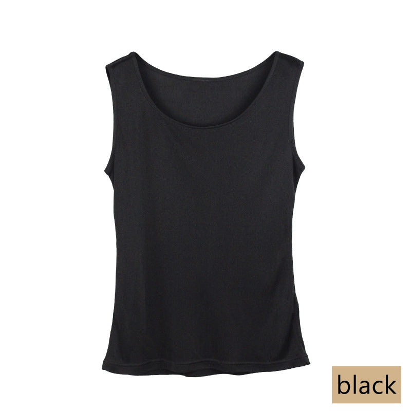 Damen-Strick-Tanktop aus Seide, 7 Farben