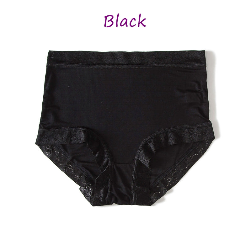 Women Silk Panties, Mid-High Waist