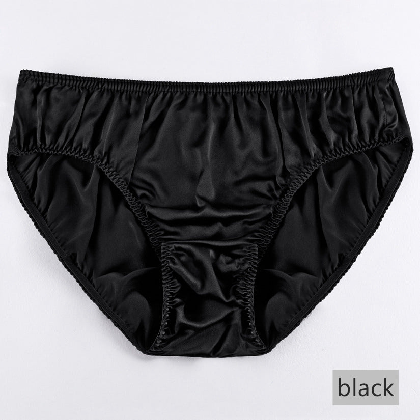 Men's Silk Boxer Briefs Underwear, 30 colors+ - Awulook