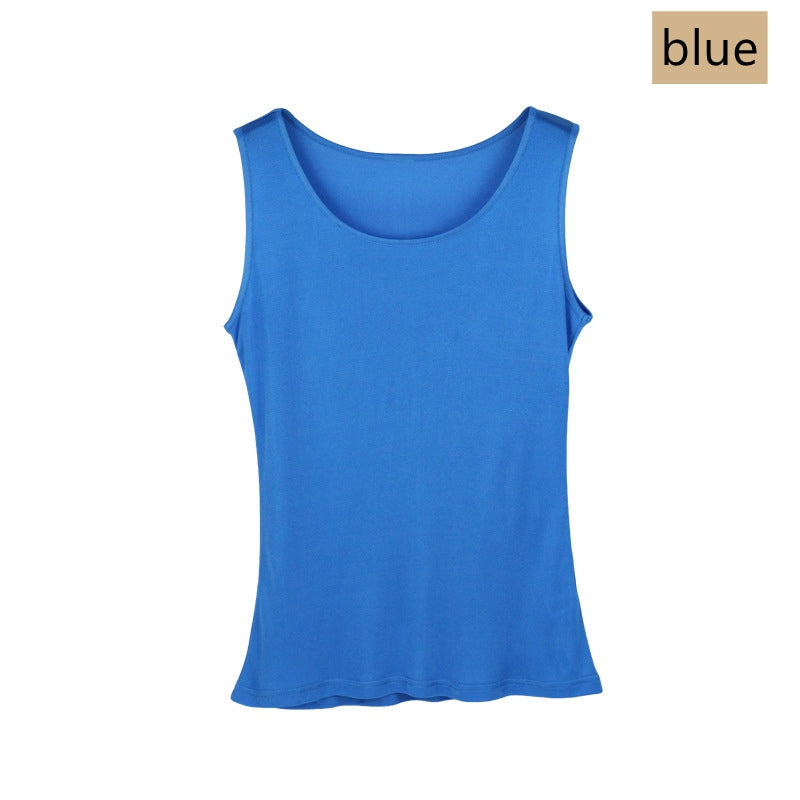 Damen-Strick-Tanktop aus Seide, 7 Farben