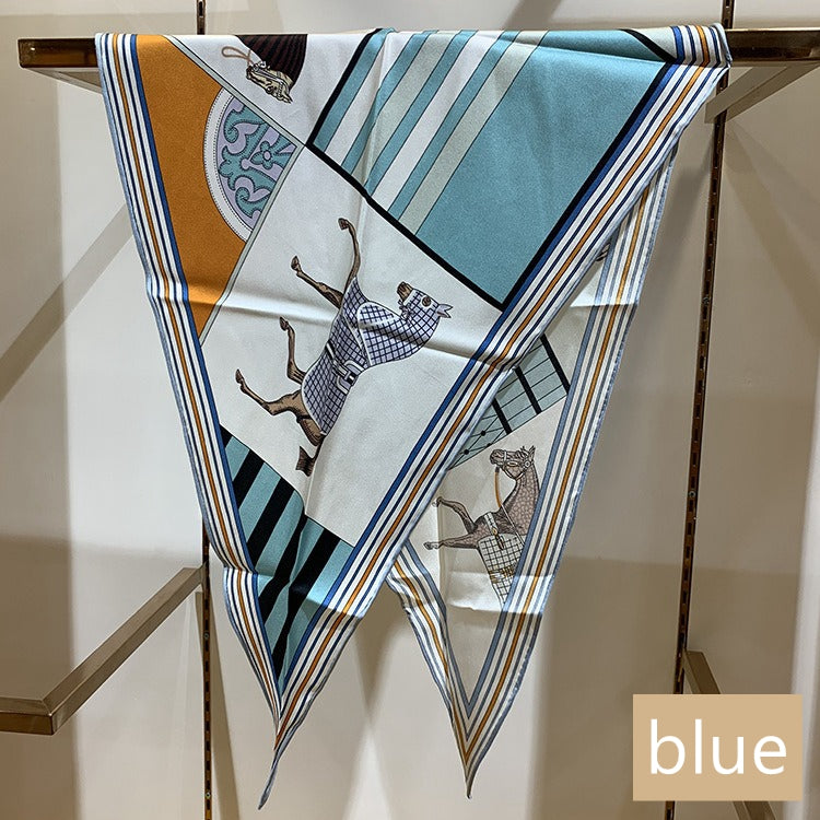 Triangle Silk Scarf, 100% Twill Silk