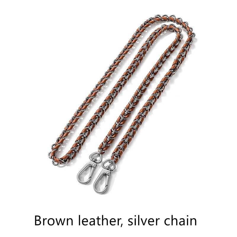 Genuine Leather Chain Strap for LV Vanity bag