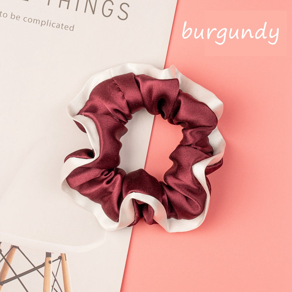 100% Silk Hem Scrunchie