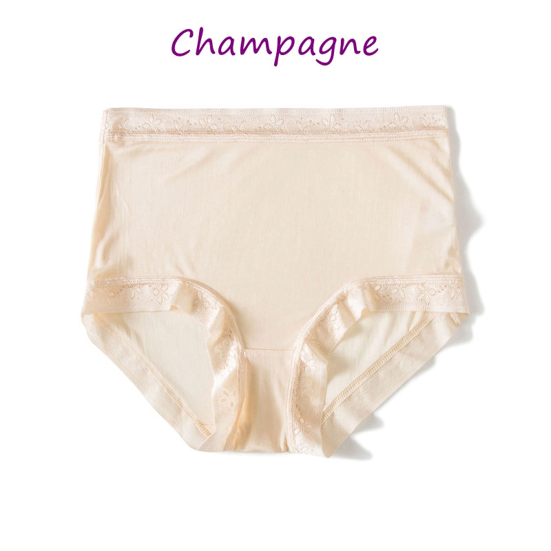 Women Silk Panties, Mid-High Waist