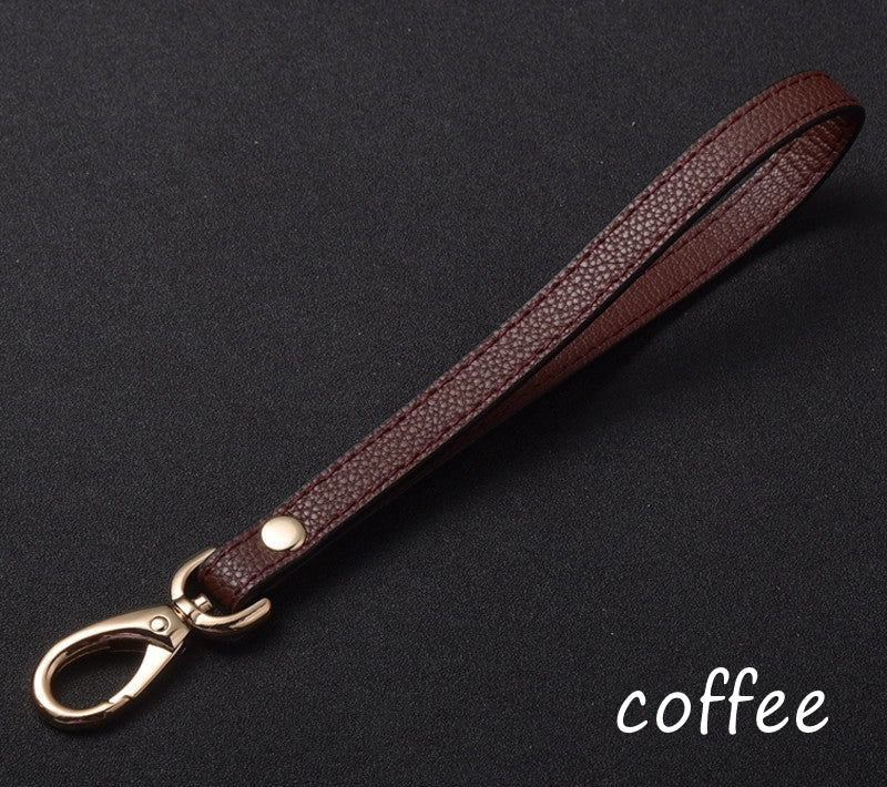 Full grain Leather Wristlet Strap - Awulook