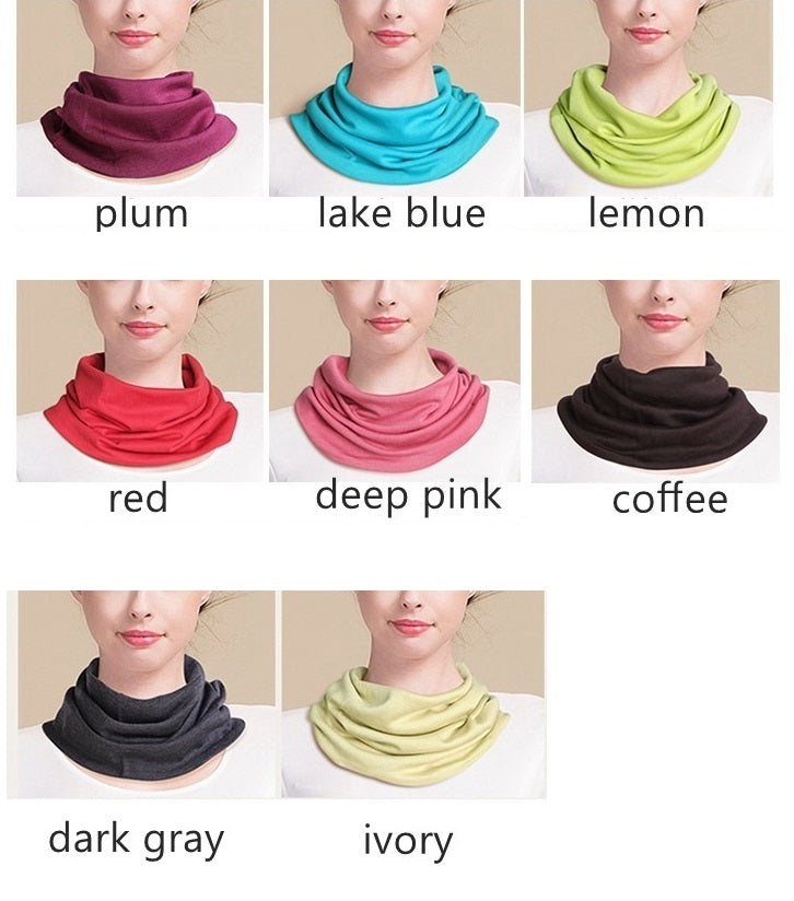 Silk Cashmere Neck Gaiter/ Scarf/ Headband