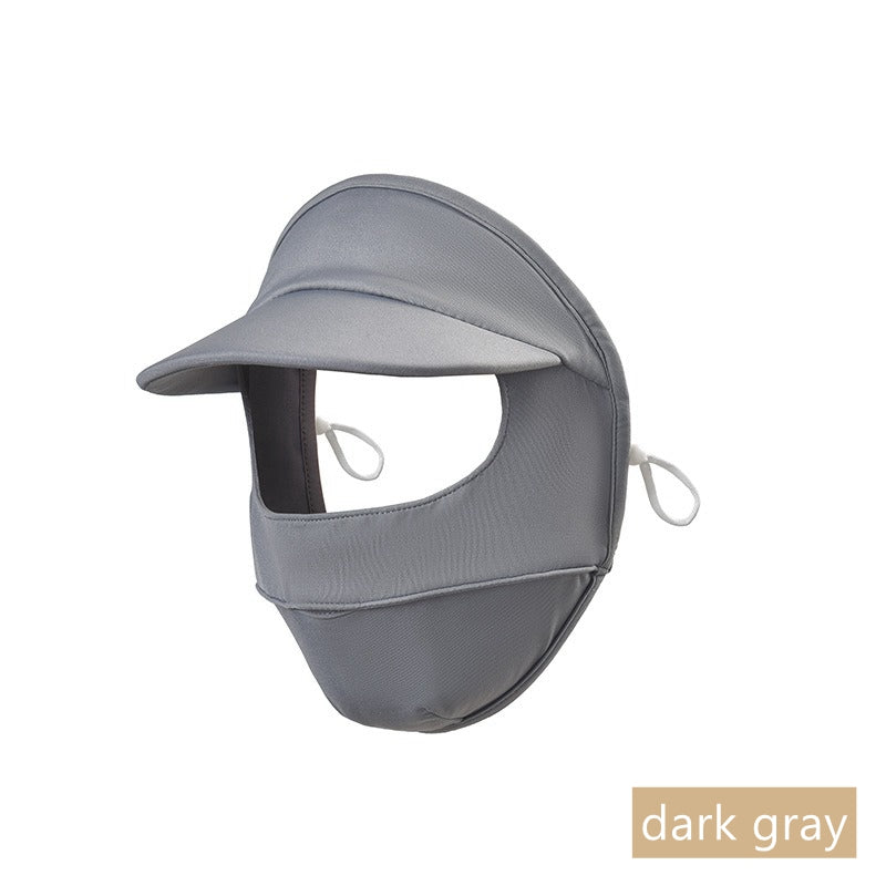 Masque facial en soie à protection complète et guêtre de cou, 7 couleurs| Masque rafraîchissant de protection UV pour les sports de plein air, le vélo, la randonnée et le sommeil.