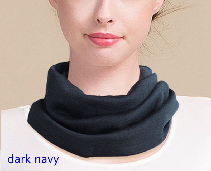 Silk Cashmere Neck Gaiter/ Scarf/ Headband