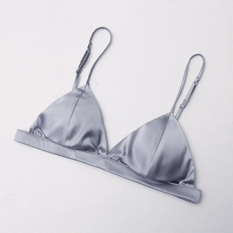 Soutien-gorge en soie de style français