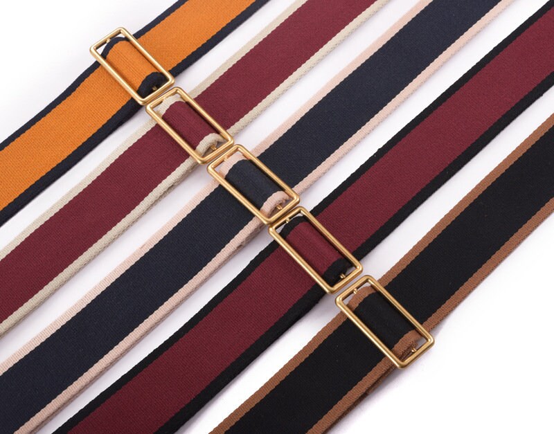 1.8"/45mm Bi-Color Adjustable Canvas bag strap