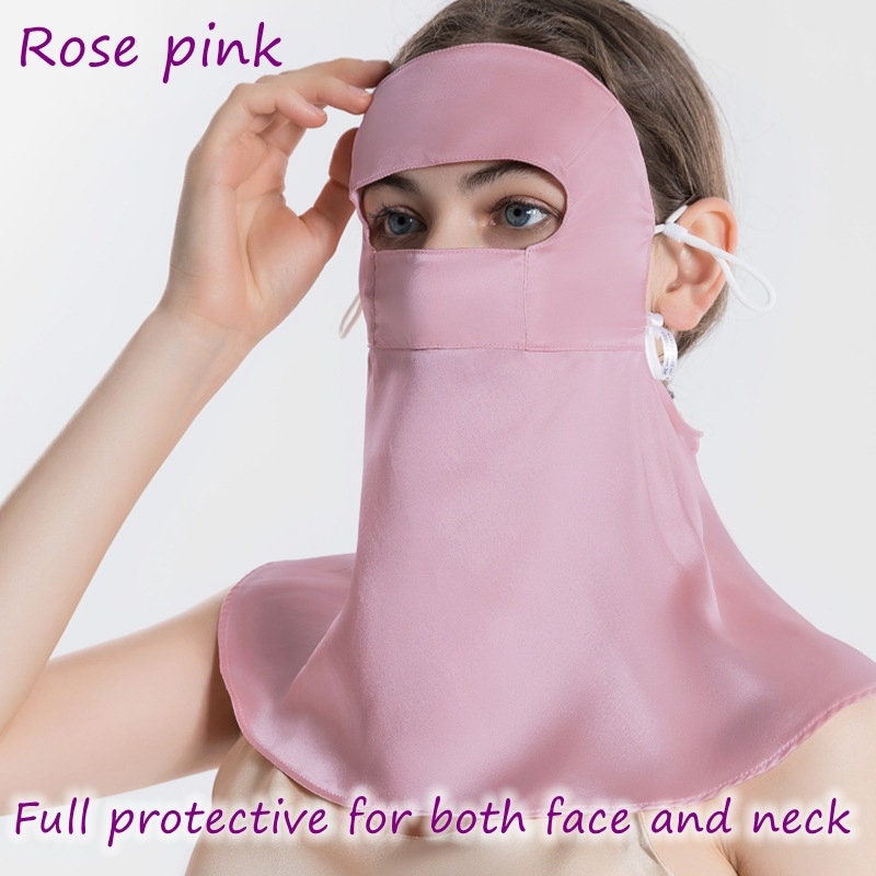 Full Protection Silk Face Mask & Neck Gaiter| Anti UV, Sun Block