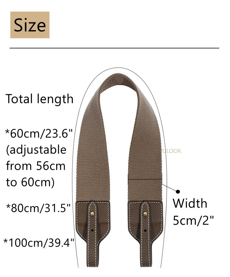 5cm/2" Widen Bag Strap for picotin/lindy/evelyne/kelly