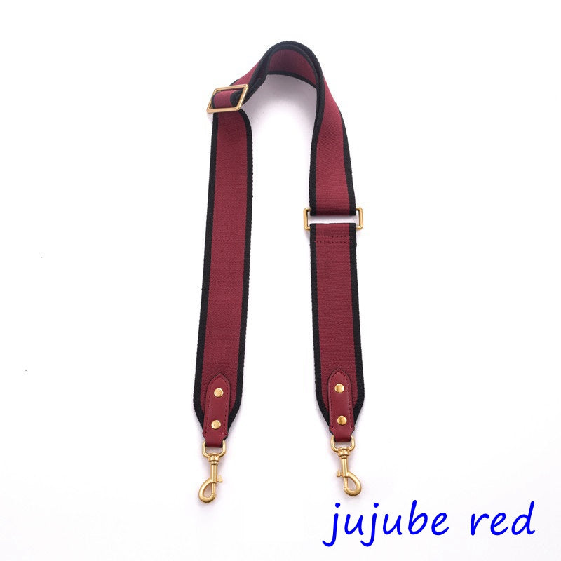 1.8"/45mm Bi-Color Adjustable Canvas bag strap