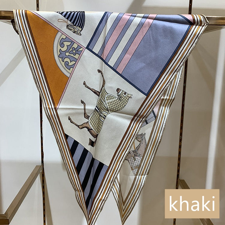 Triangle Silk Scarf, 100% Twill Silk