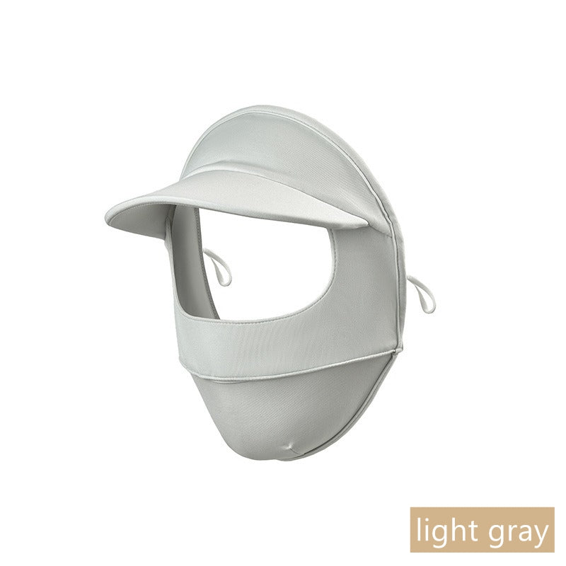 Masque facial en soie à protection complète et guêtre de cou, 7 couleurs| Masque rafraîchissant de protection UV pour les sports de plein air, le vélo, la randonnée et le sommeil.