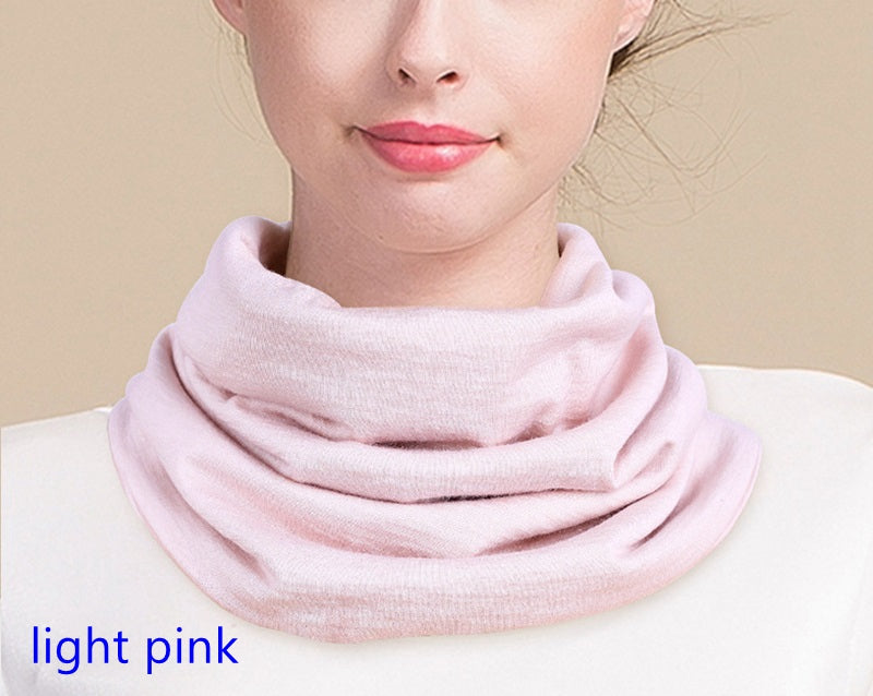 Silk Cashmere Neck Gaiter/ Scarf/ Headband