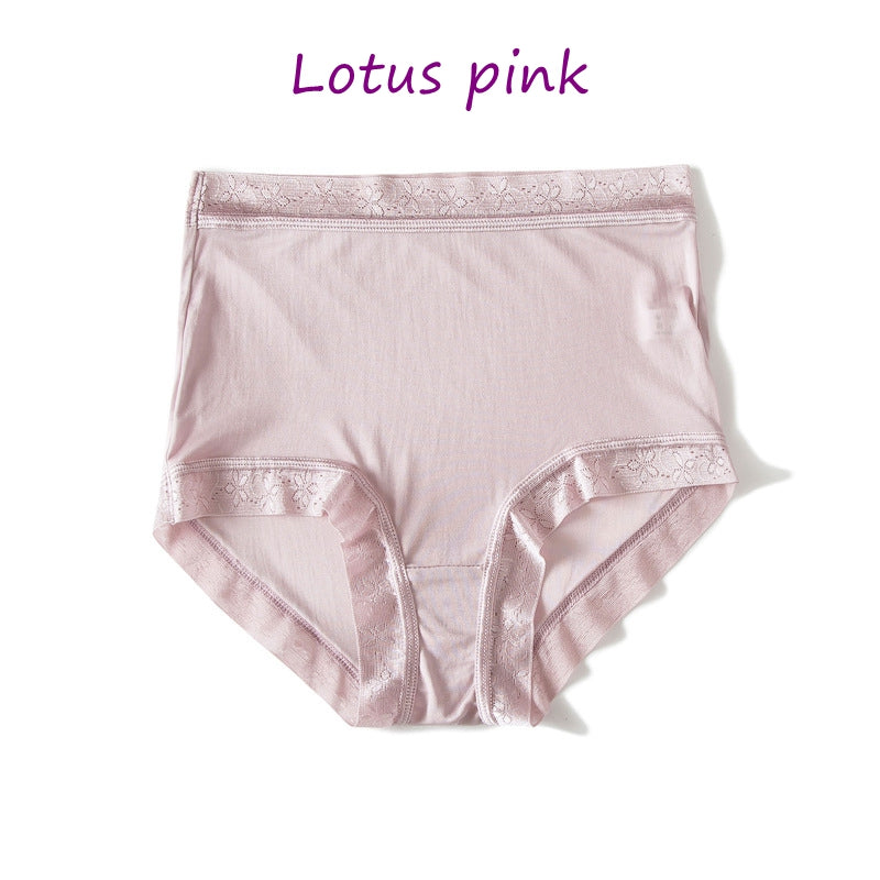 Women Silk Panties, Mid-High Waist