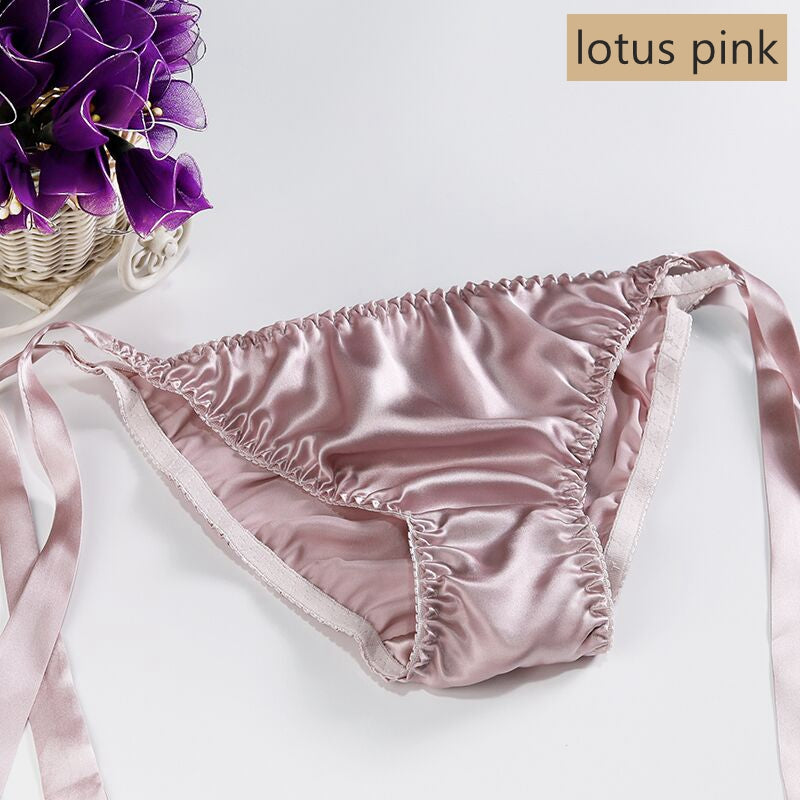 Women Silk Frenal Pantie/Thong