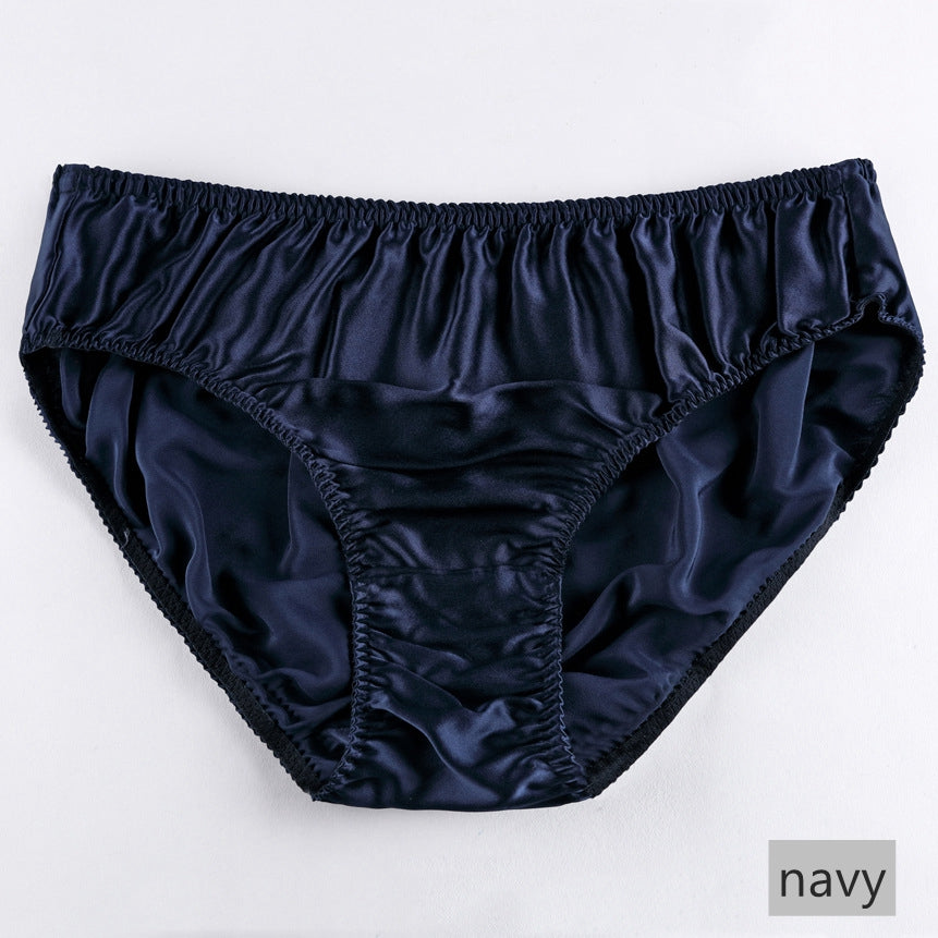 Men's Silk Boxer Briefs Underwear, 30 colors+ - Awulook