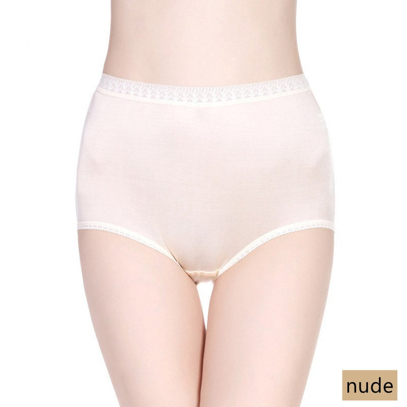 Culotte en soie taille haute pour femme