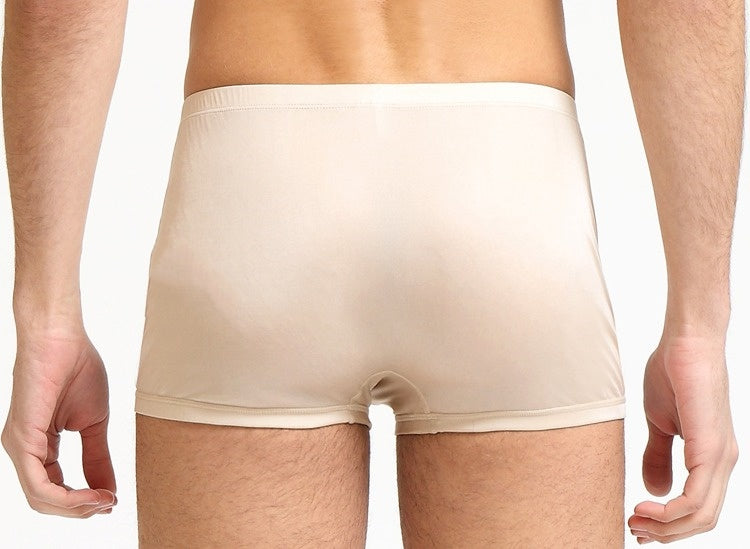 Boxer tricoté 100% soie pour hommes