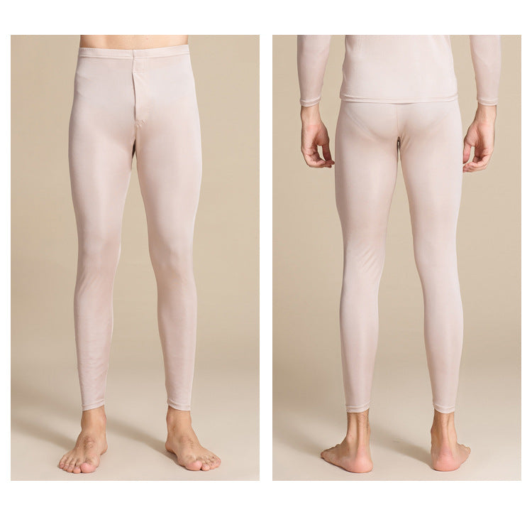 Men Silk Leggings/Tight/Thermal Underwear