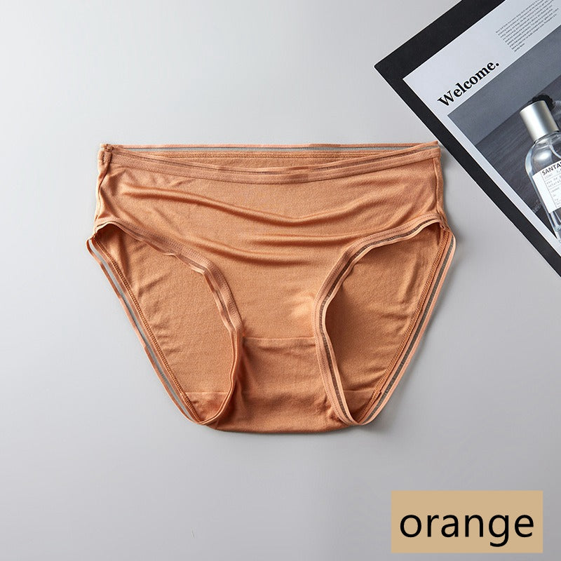 Culotte en soie tricotée pour femme, taille moyenne