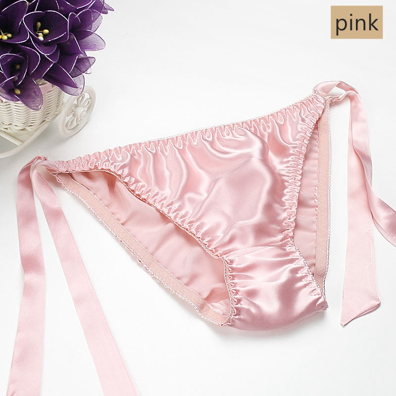 Women Silk Frenal Pantie/Thong