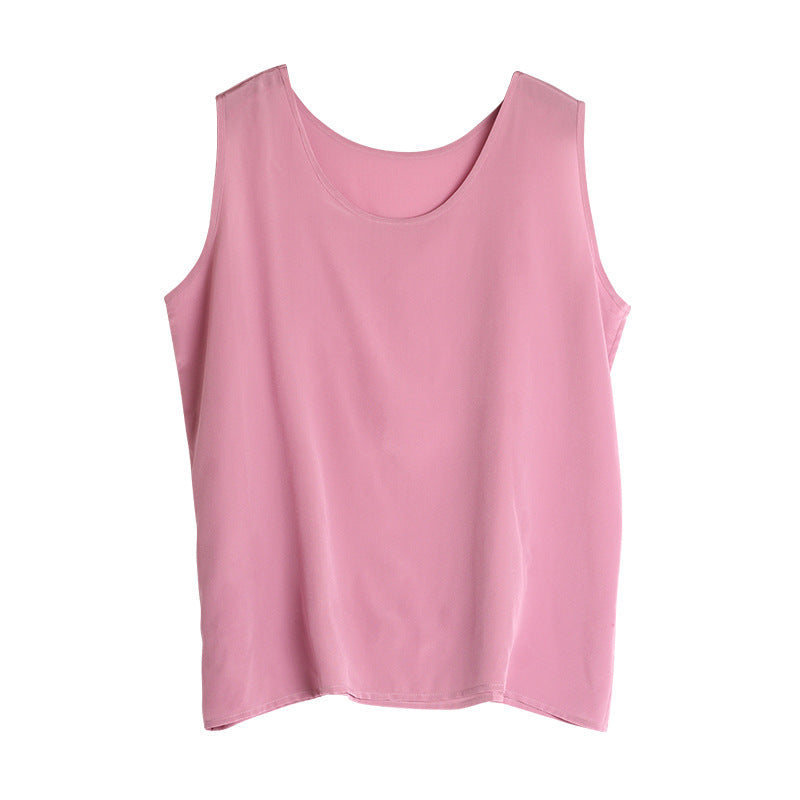 Women Silk CDC Tank Top, 7 colors - Awulook