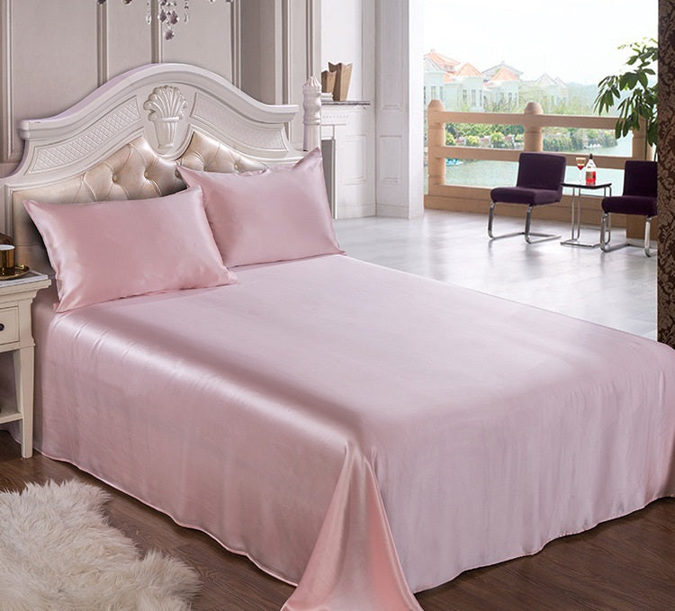 25Momme Seamless 100% Silk Flat Sheet - Awulook