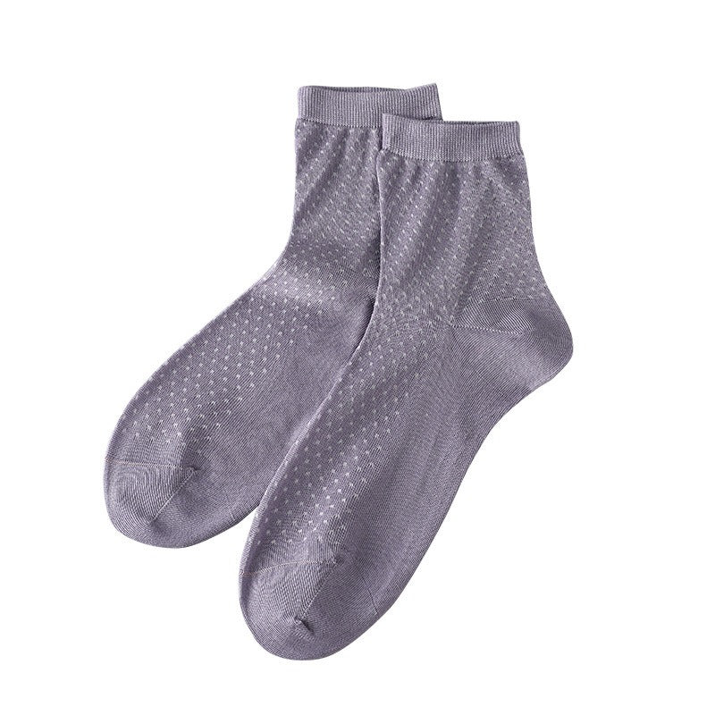 Chaussettes en maille de soie pour femmes, chaussettes d'été