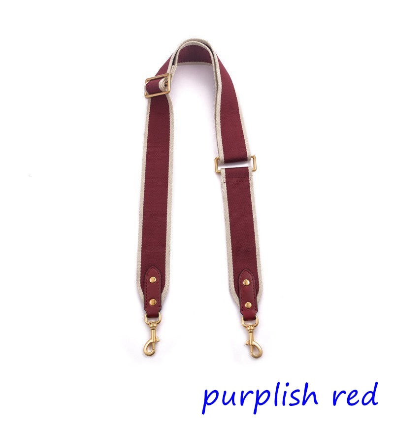 1.8"/45mm Bi-Color Adjustable Canvas bag strap