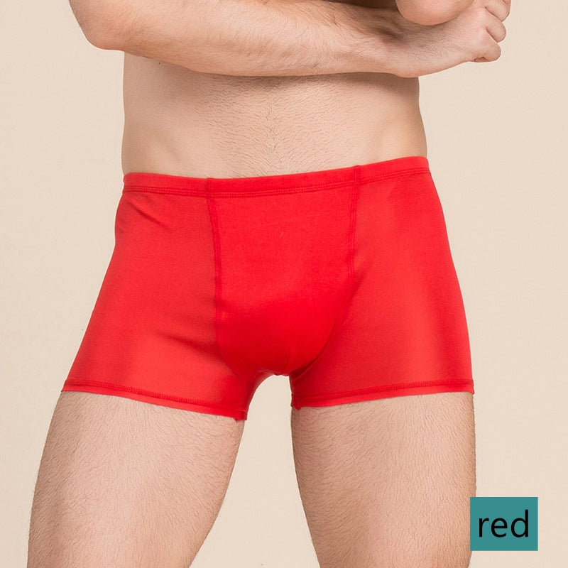 Boxer en tricot de soie pour hommes