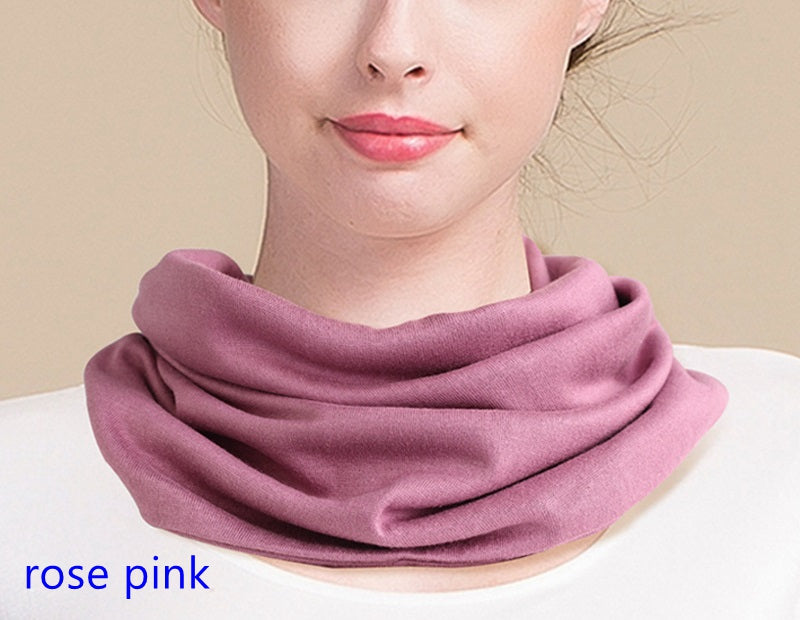 Silk Cashmere Neck Gaiter/ Scarf/ Headband