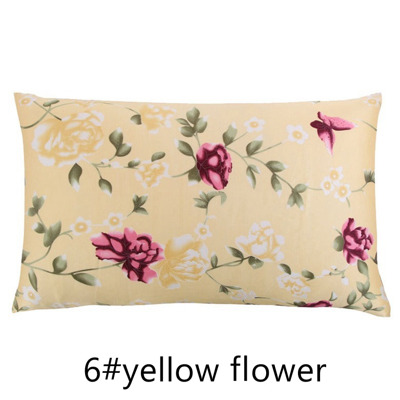 Floral Print Mulberry Silk Pillowcases