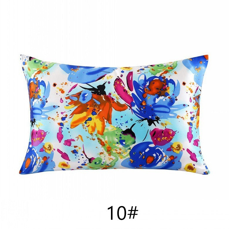 Floral Print Mulberry Silk Pillowcases