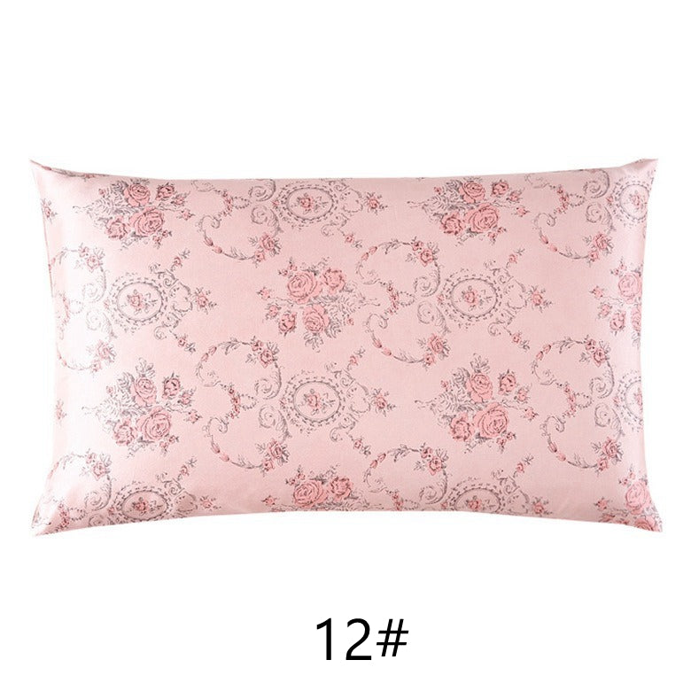 Floral Print Mulberry Silk Pillowcases