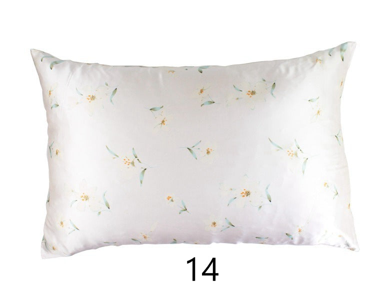 Floral Print Mulberry Silk Pillowcases